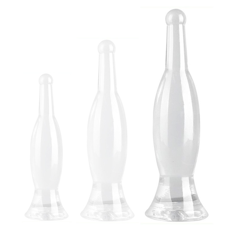 ClearlyHorny Plug transparent Bottle L 26 x 6.5cm